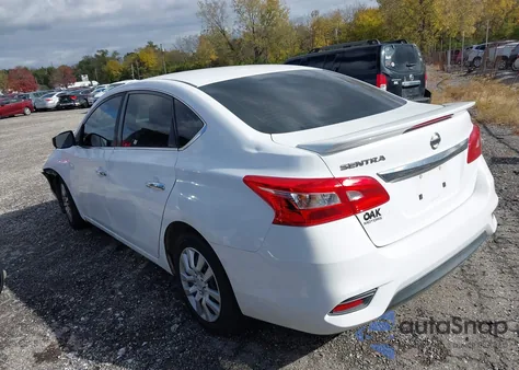 2017 Nissan Sentra S из США, поврежденный, VIN 3N1AB7AP4HY252874